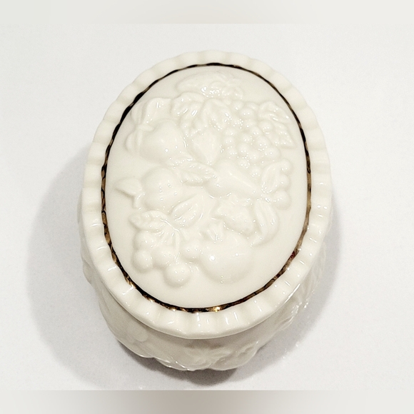 Vintage Lenox Oval Trinket Box - Picture 10 of 10